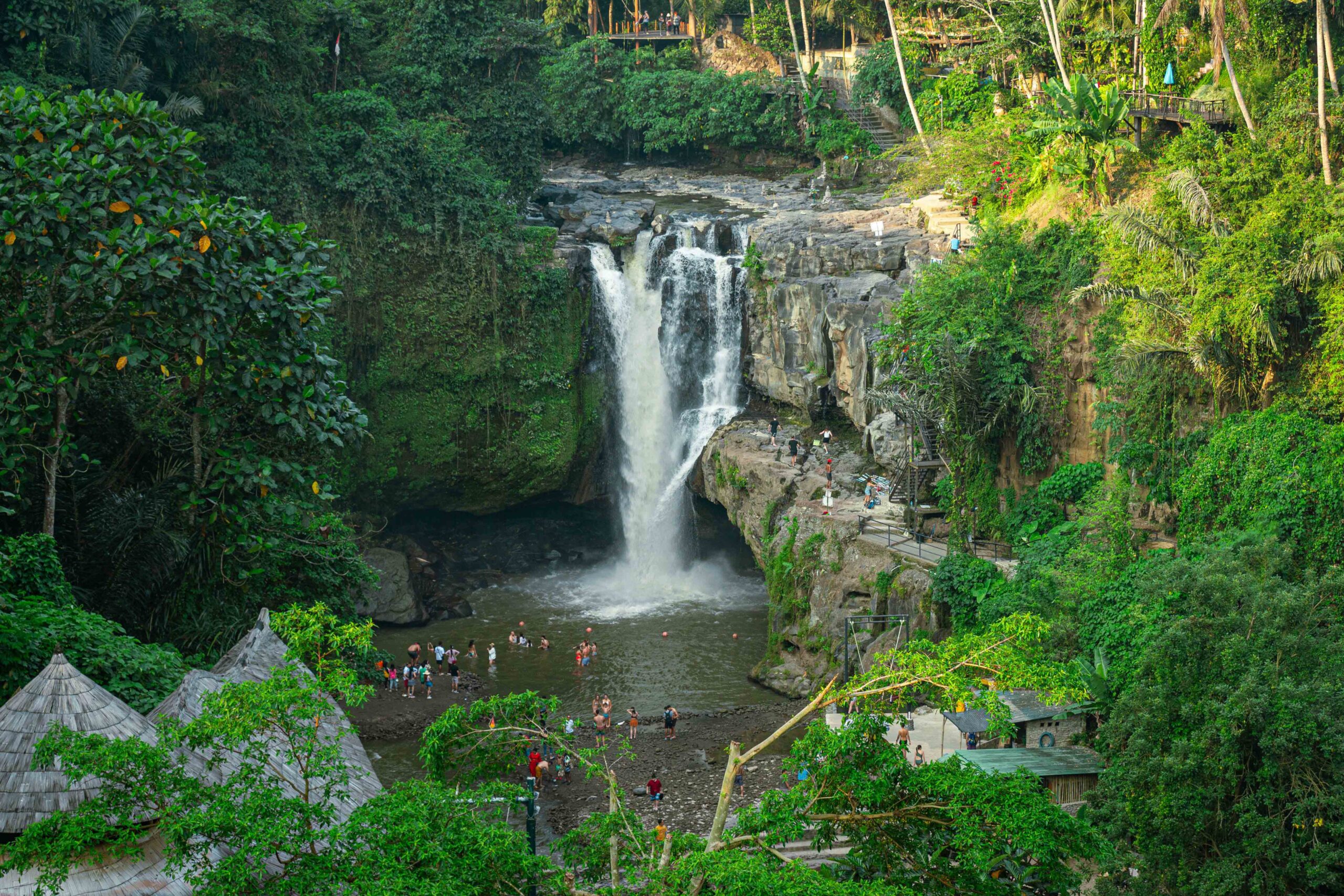 D'Tukad River Club Swing, Tegenungan Waterfall & Sailor Moon Phinisi Sunset Dinner Cruise