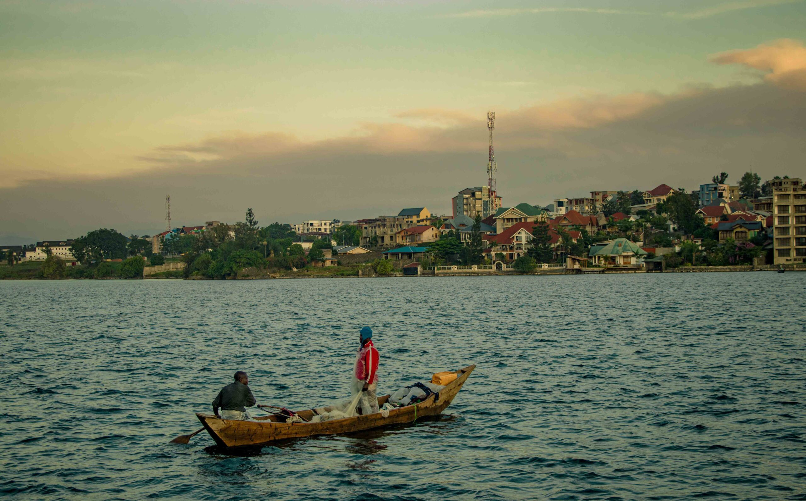 Lake Kivu Shoreline & Sunset Fishermen Cruise