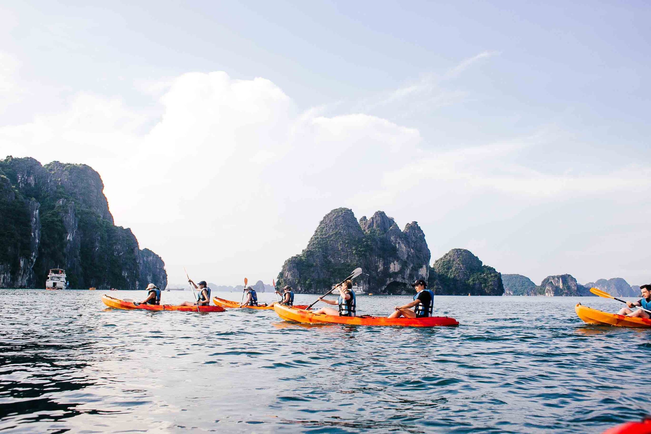 Morning Tai Chi, Kayaking & Flight to Da Nang