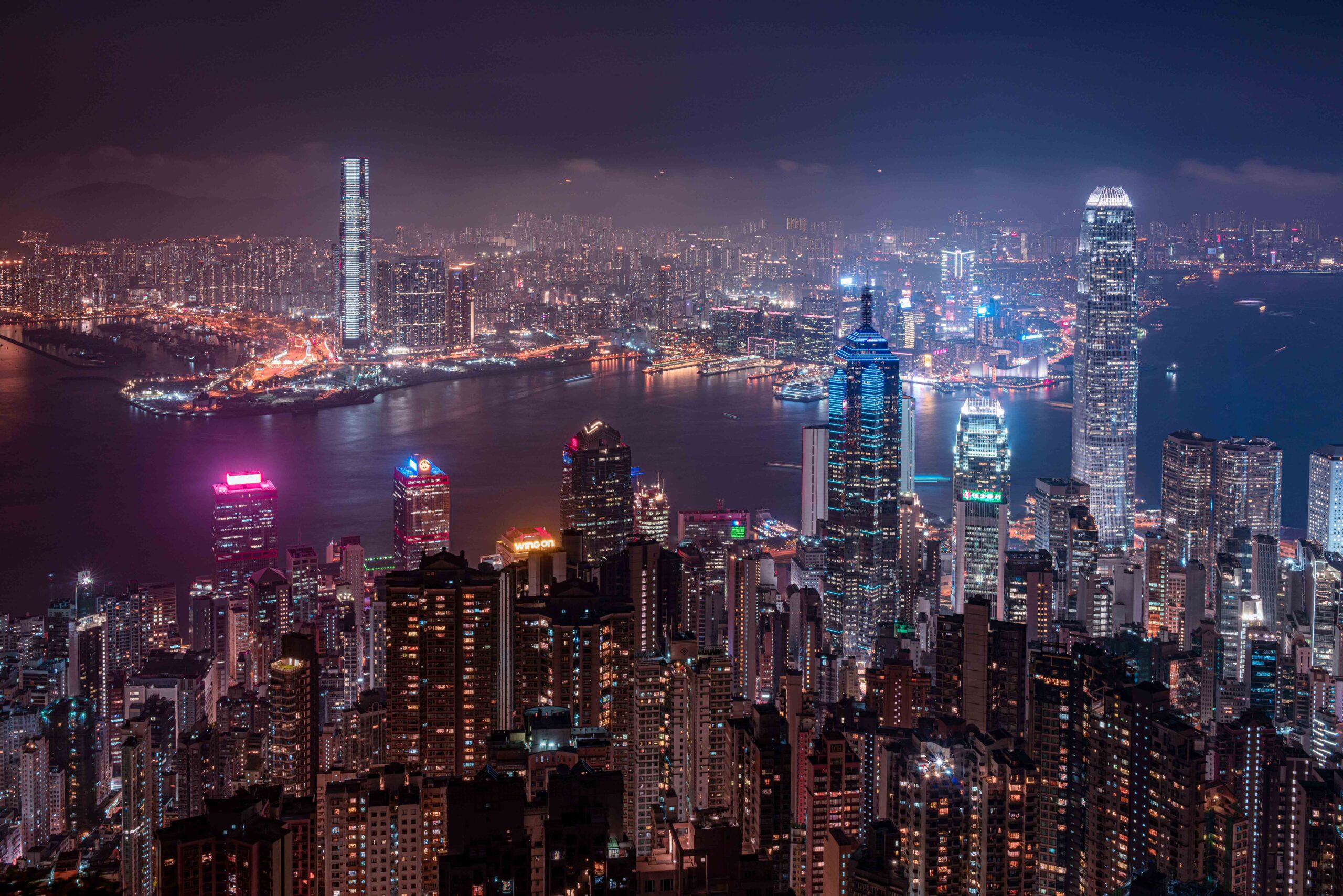 Direct Cathay Pacific Flight to Hong Kong & Victoria Harbour Night Cruise