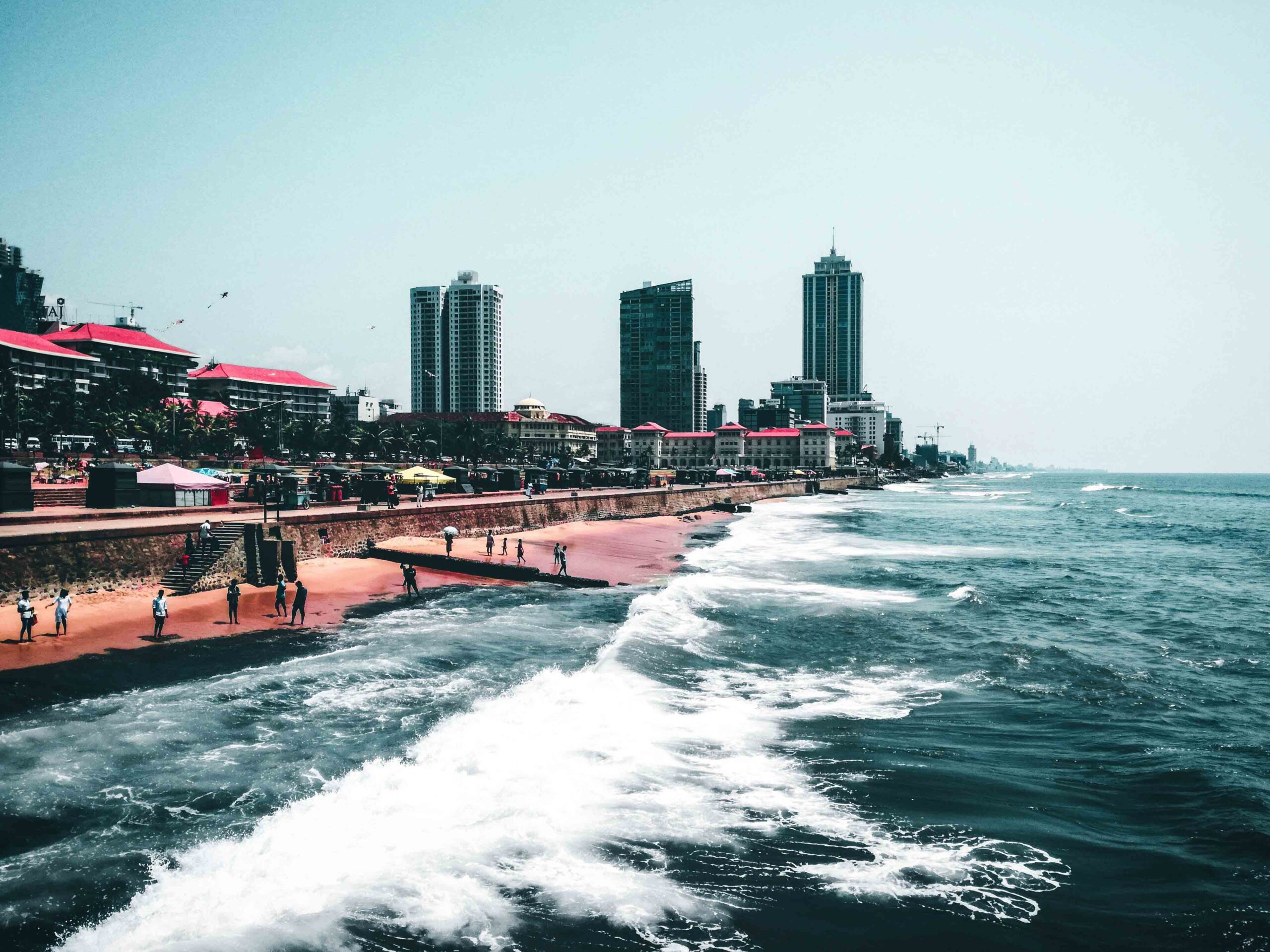 Arrive in Sri Lanka